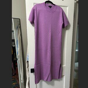 J. Crew Lavendar Sweater Dress w/ Short Sleeves